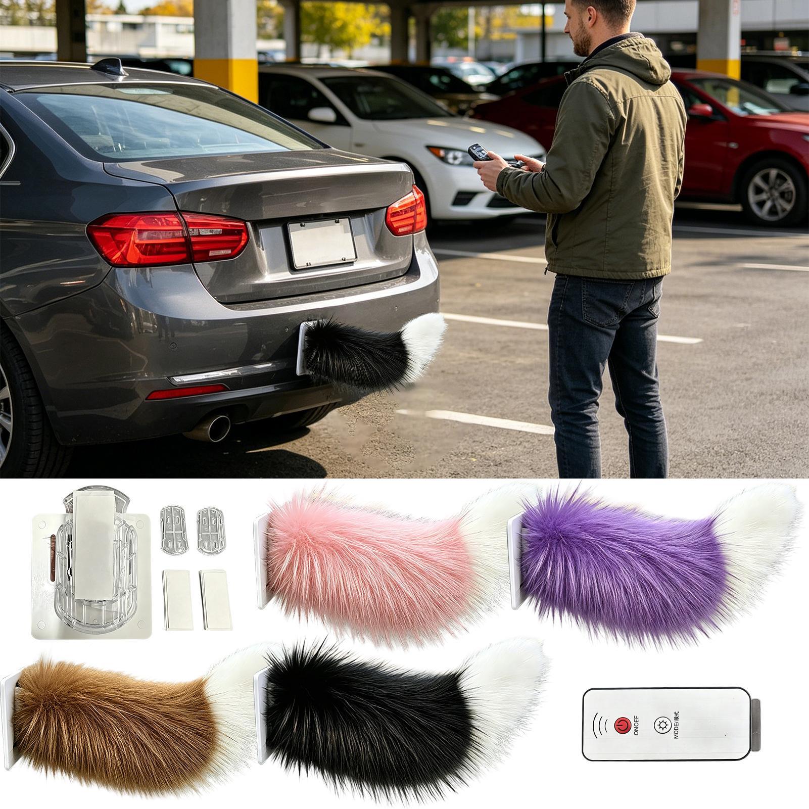 Car Accessories Rear - Remote Control Electric Wagging Fox Tail