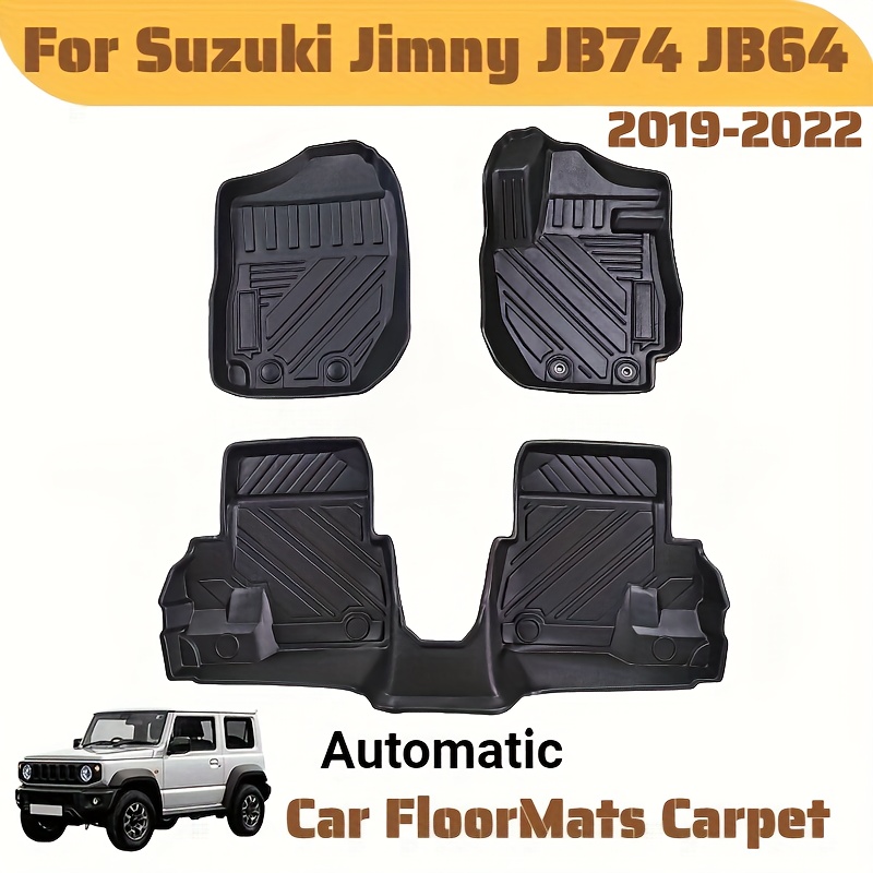 Car Floor Mat Rubber - For Suzuki Jimny JB74 JB64 2019-2022