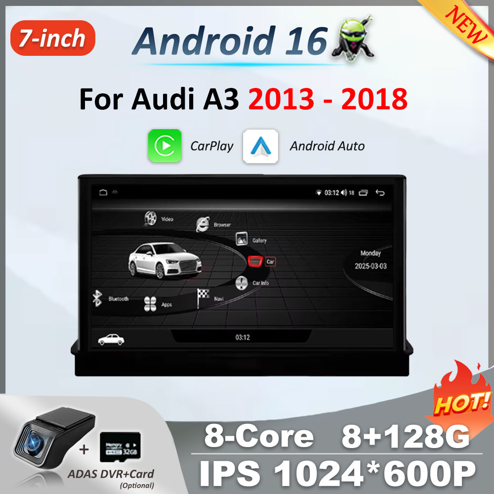Car Accessories In India - Android 16 Touch Screen 7 Inch