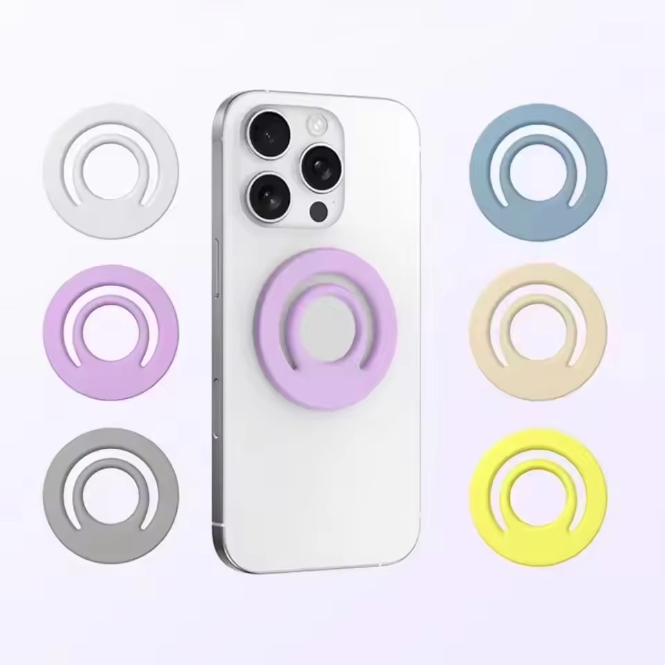 Car Accessories Gifts - Magnetic Silicone Stand Finger Ring Car