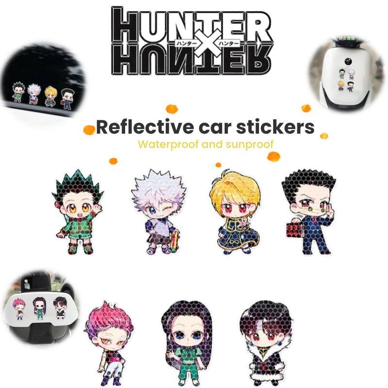 Car Accessories For Decoration - Anime Full-Time Hunter Strong Reflective Warning