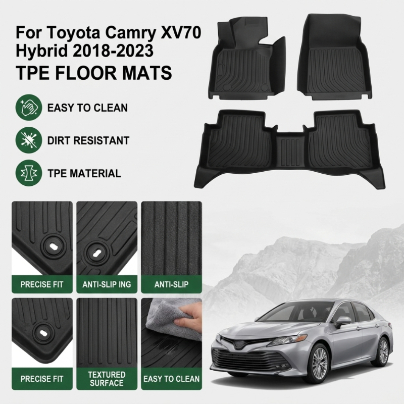Car Floor Mat Rubber - TPE Car Floor Mats For Toyota
