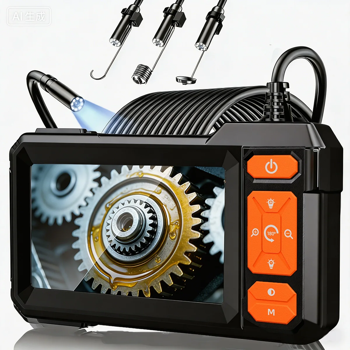 Car Accessories Mirror Hanging - Endoscope Camera 1080P 8mm Single Lens