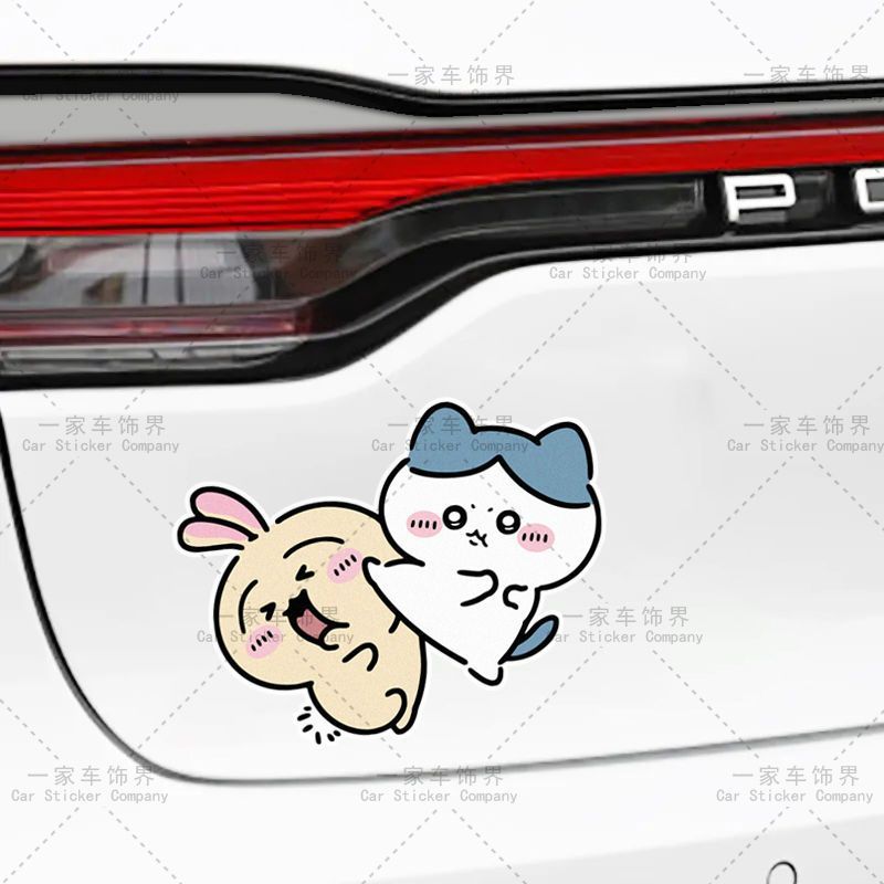 Car Accessories Japanese - Chiikawa Sticker Decoration Painting Car Scratch