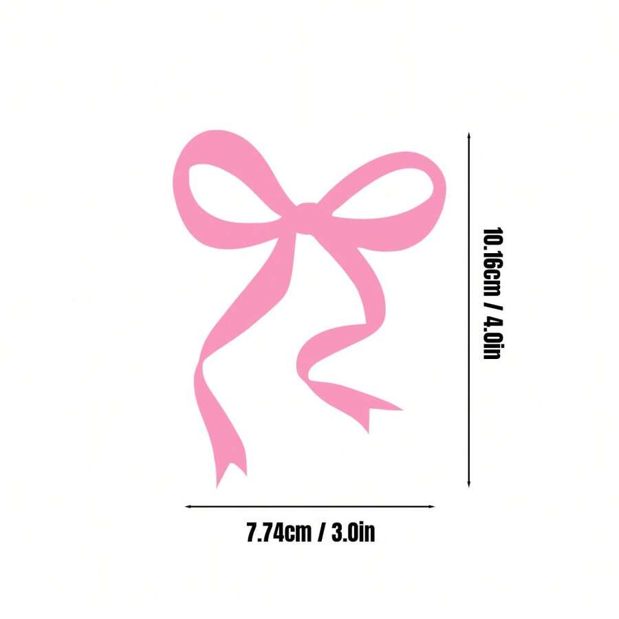 1 Pc Bow Car Decal, Vinyl Girl - Car Accessories For Women ulasan dan harga