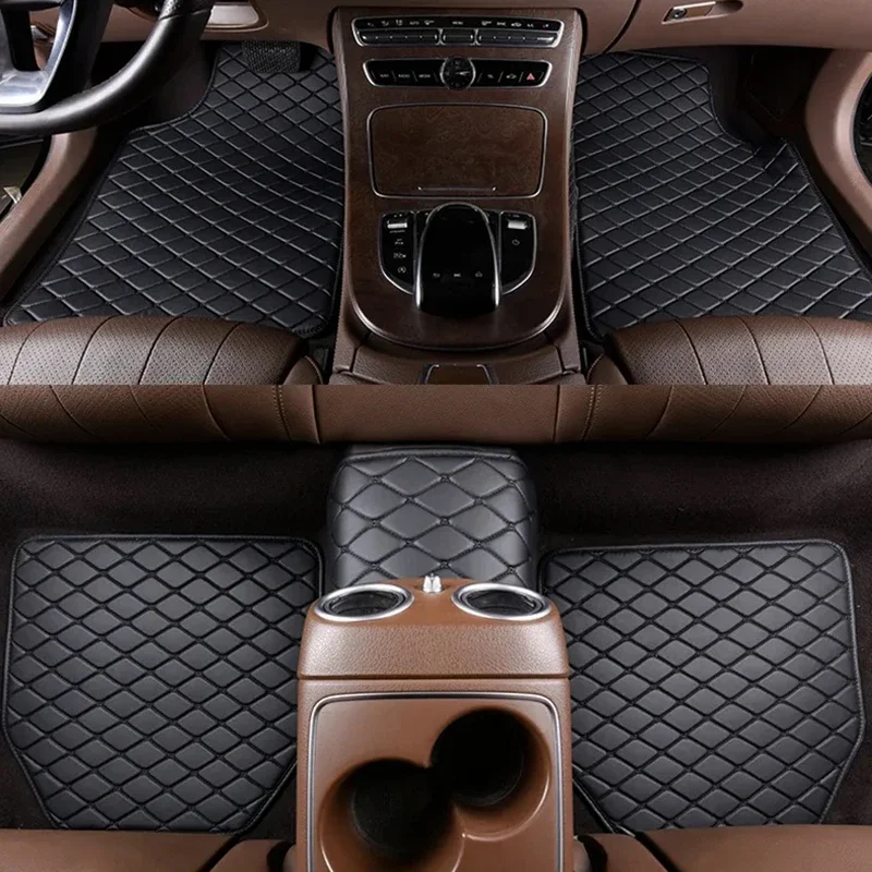 Car Floor Mats 5Pcs PU Leather - Car Floor Mat Rubber ulasan dan harga