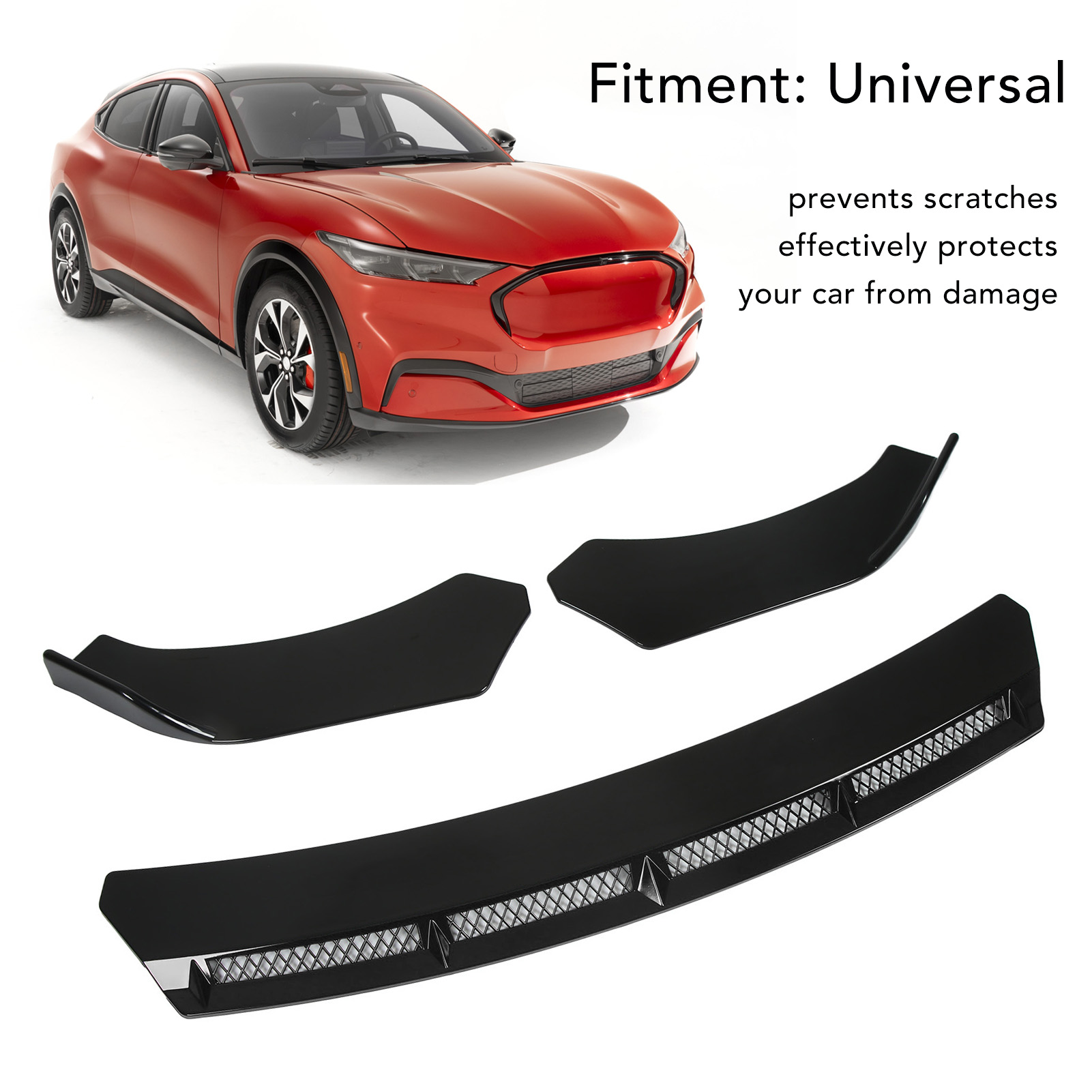 3pcs Car Front Bumper Lip Spoi - Car Accessories Lipa ulasan dan harga