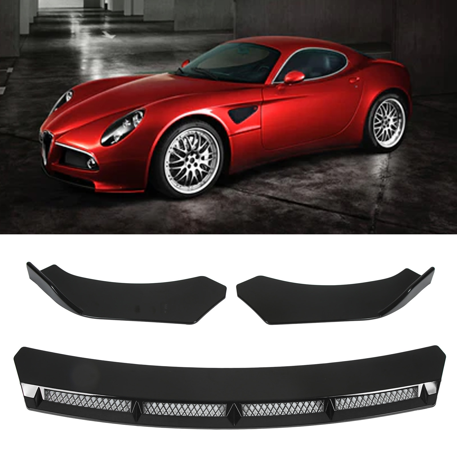 3pcs Car Front Bumper Lip Spoi - Car Accessories Lipa ulasan dan harga