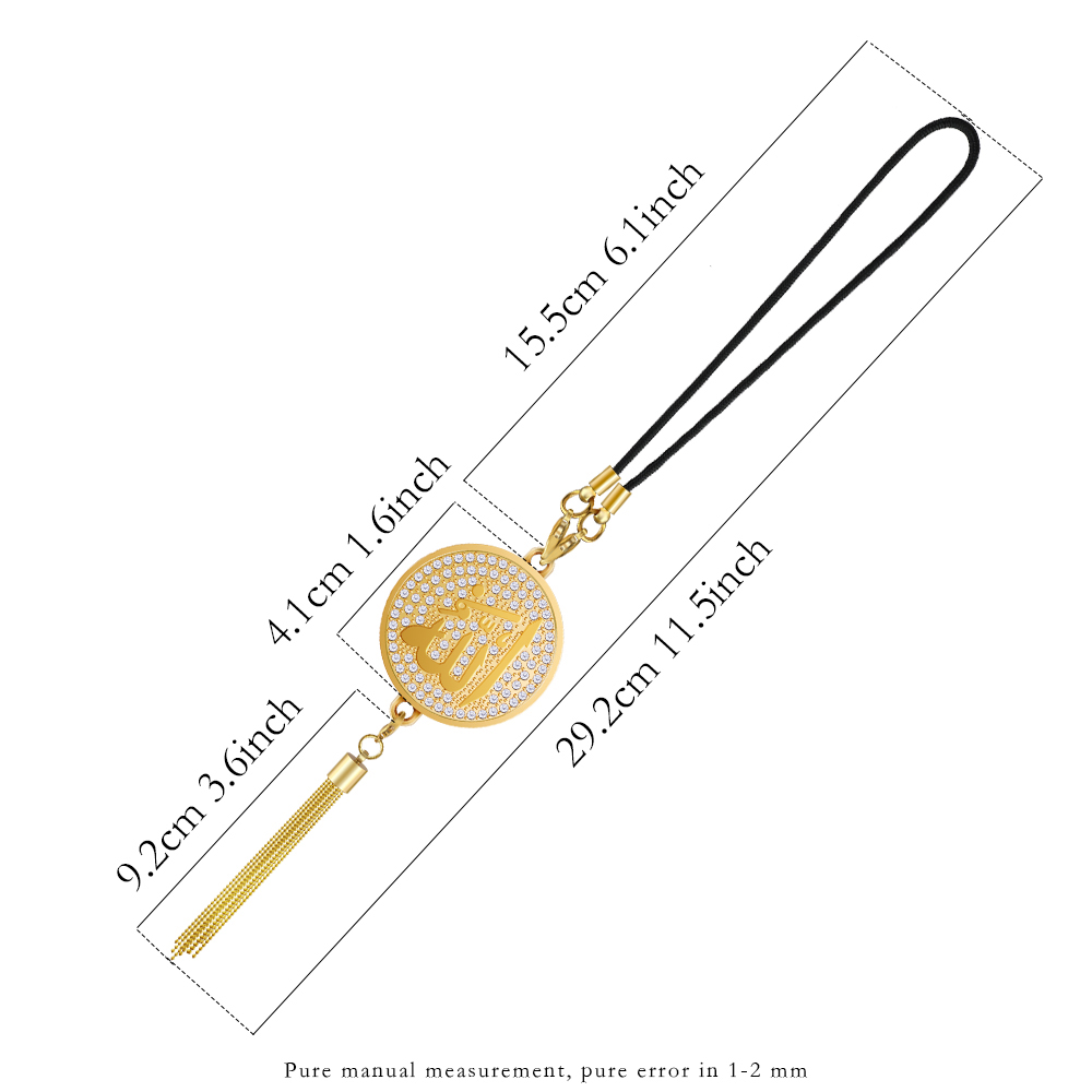 3D Arabic Muslim Islamic God A - Car Accessories Mirror Hanging ulasan dan harga