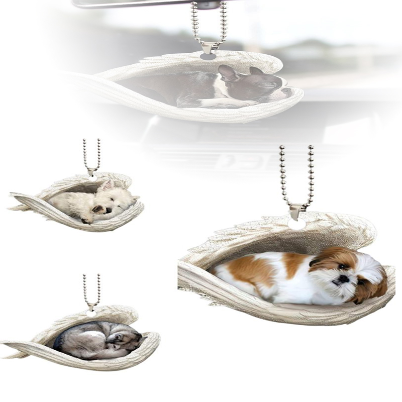 1*Creative Sleeping Angel Wing - Car Accessories Mirror Hanging ulasan dan harga