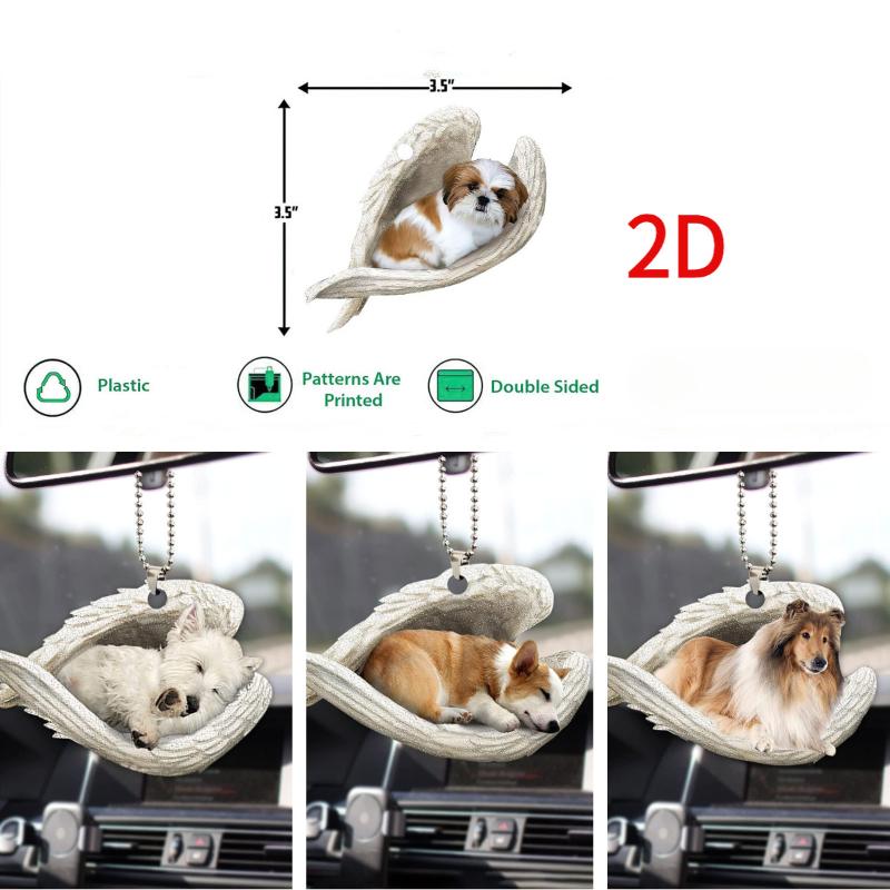 1*Creative Sleeping Angel Wing - Car Accessories Mirror Hanging ulasan dan harga