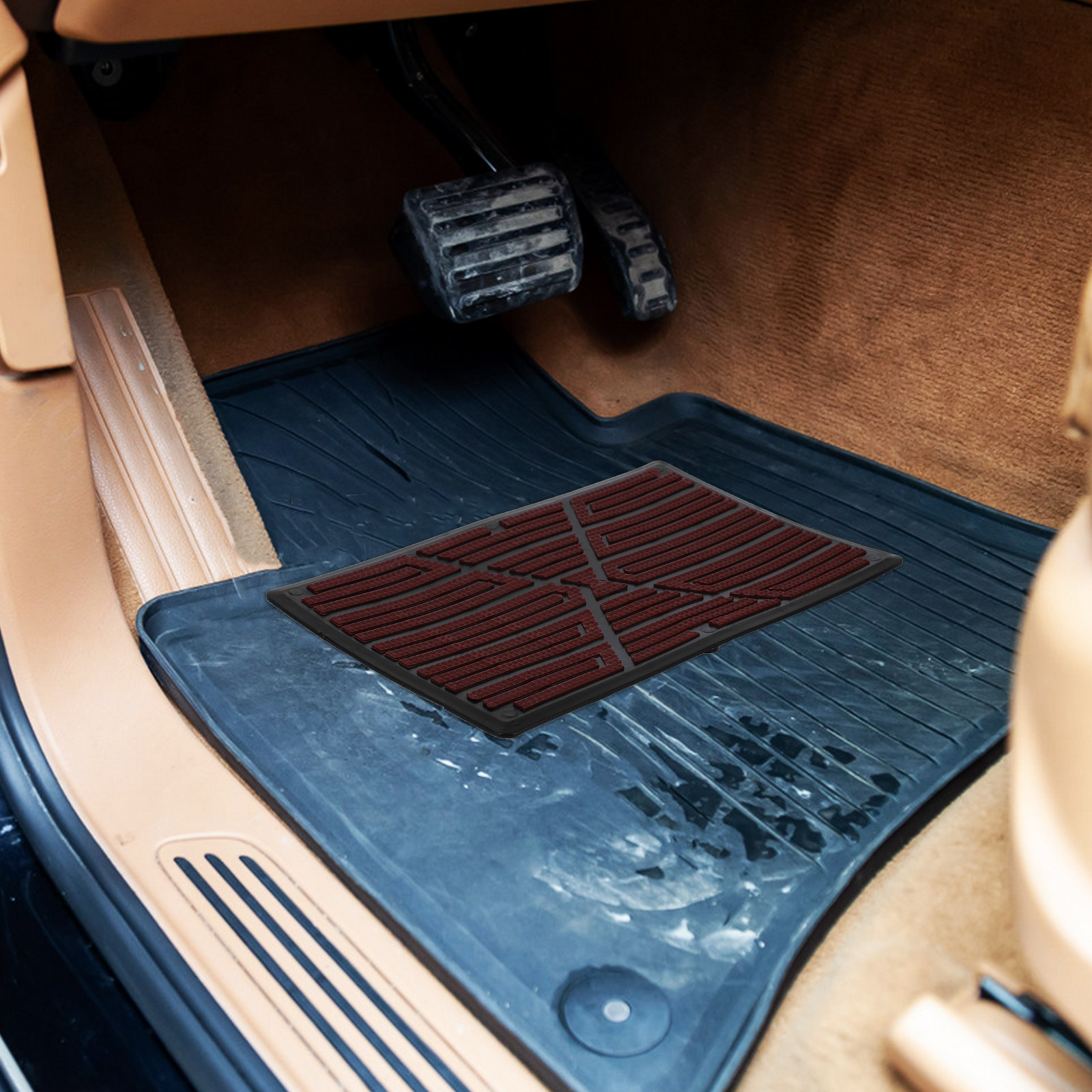 1Set Car Pedal Mat Patch Non-S - Car Floor Mat Rubber ulasan dan harga