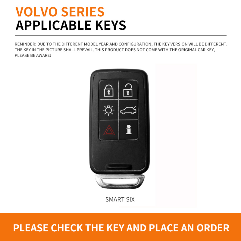 Zine Alloy Car Key Case Shell  - Volvo Car Accessories Xc90 ulasan dan harga
