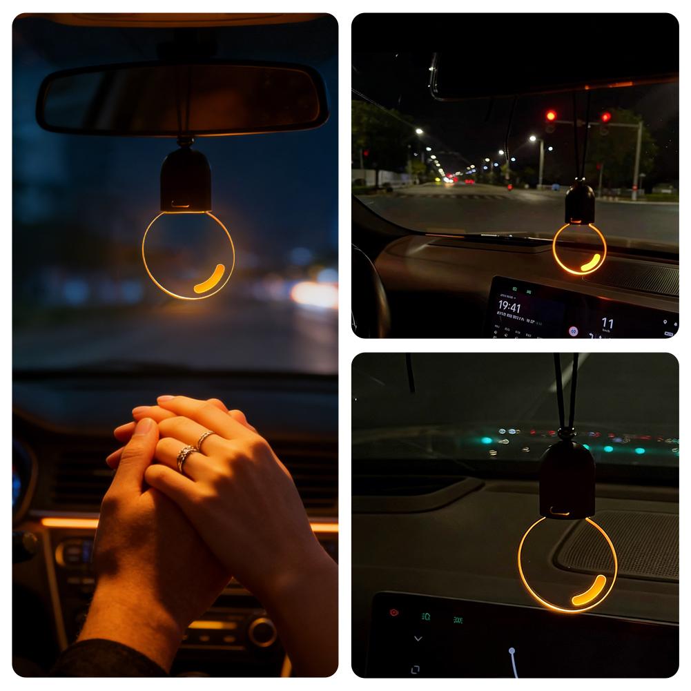 Creative Car Bulb Hanging Orna - Car Accessories Mirror Hanging ulasan dan harga