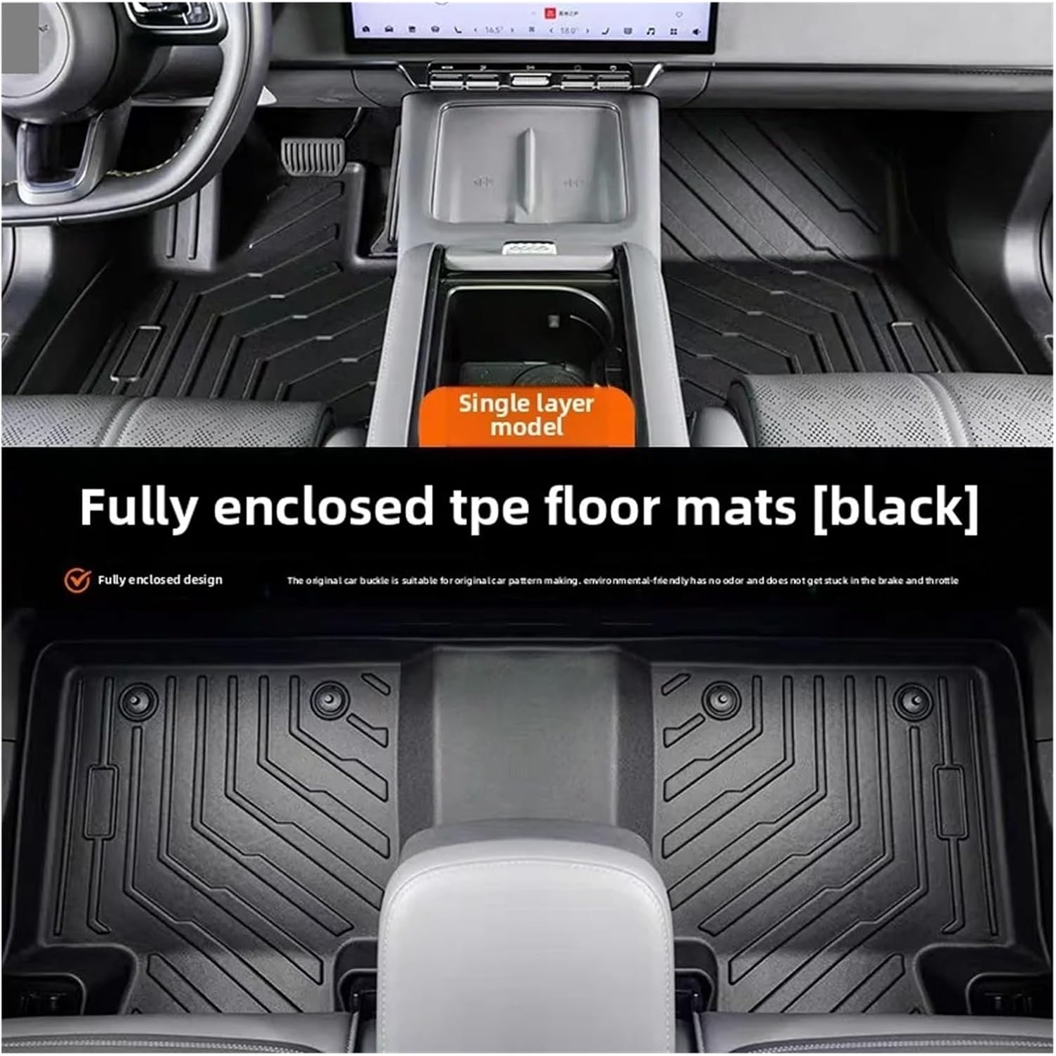 TPE Floor Mats for Zeekr 7X 20 - Car Floor Mat Rubber ulasan dan harga