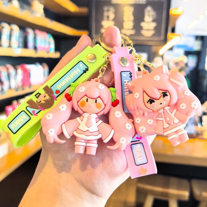 Hatsune Miku Keychain Cartoon  - Car Accessories Japanese ulasan dan harga