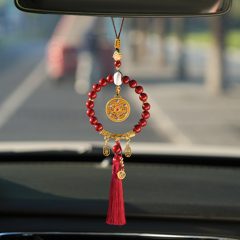 1pc Ping An Ruyi Tassel Style  - Car Accessories Mirror Hanging ulasan dan harga