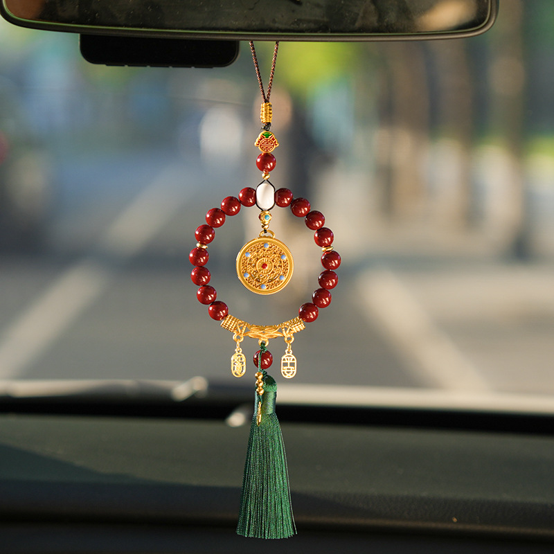 1pc Ping An Ruyi Tassel Style  - Car Accessories Mirror Hanging ulasan dan harga