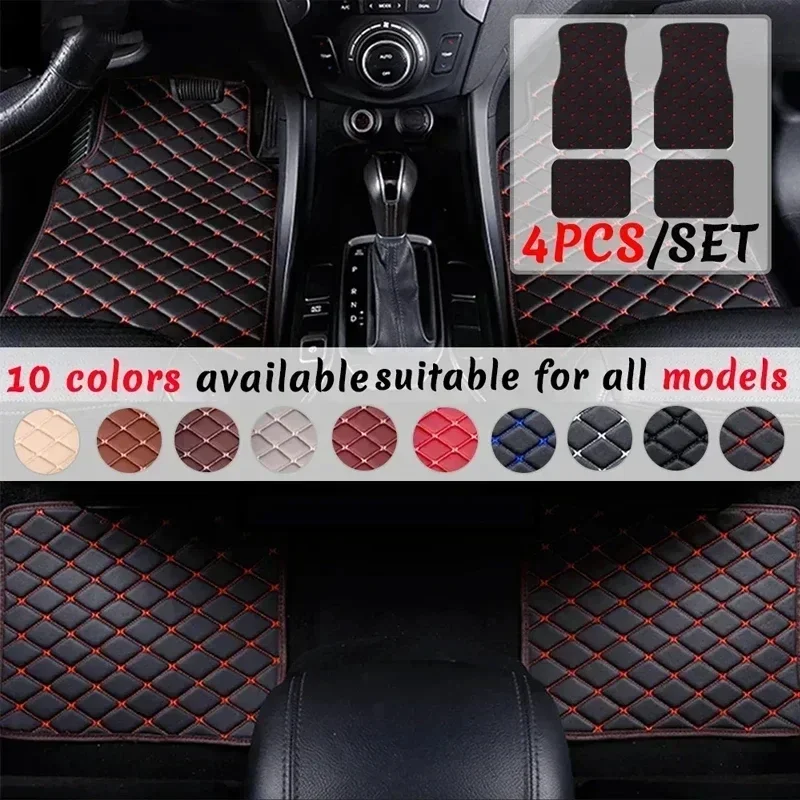 Car Floor Mats 4PCS Universal  - Car Floor Mat Rubber ulasan dan harga