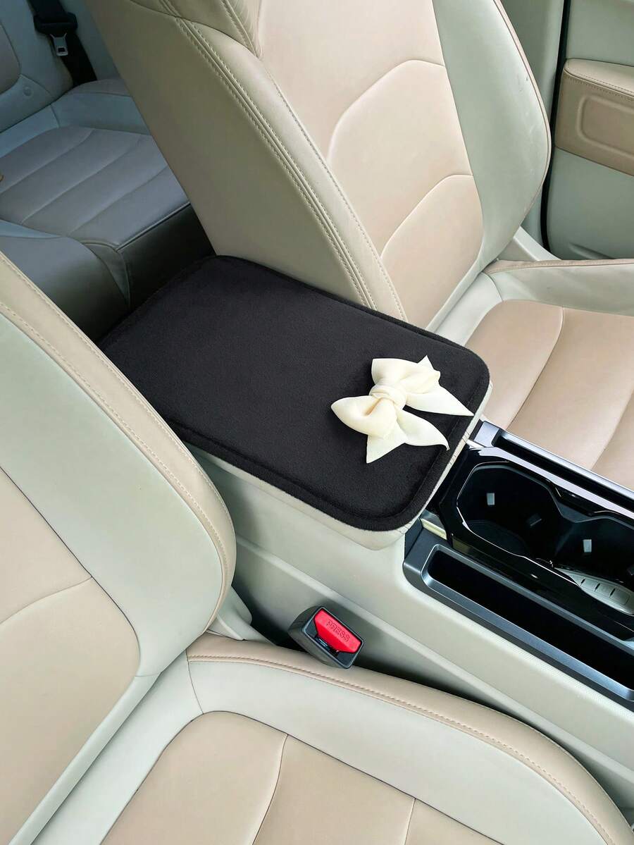 1pc Bow Decor Car Armrest Box  - Car Accessories For Women ulasan dan harga