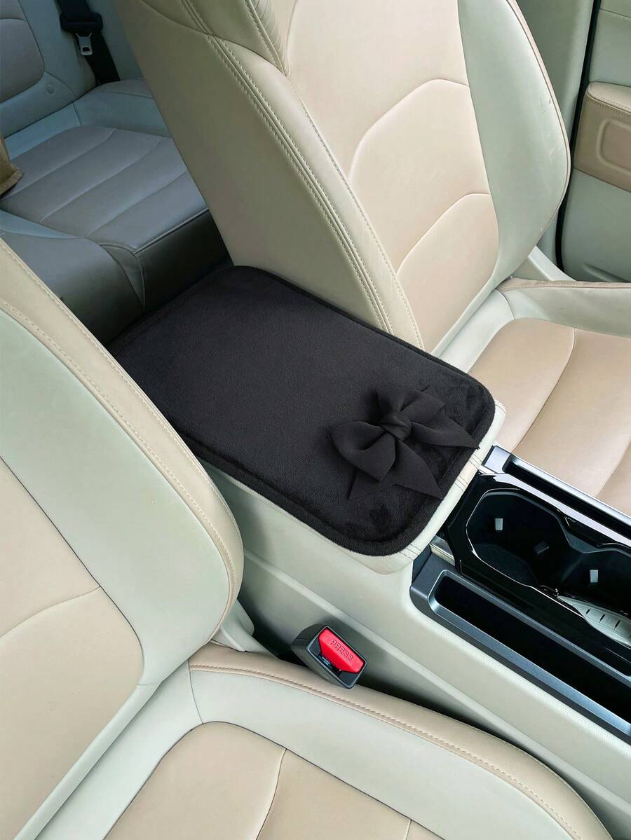 1pc Bow Decor Car Armrest Box  - Car Accessories For Women ulasan dan harga
