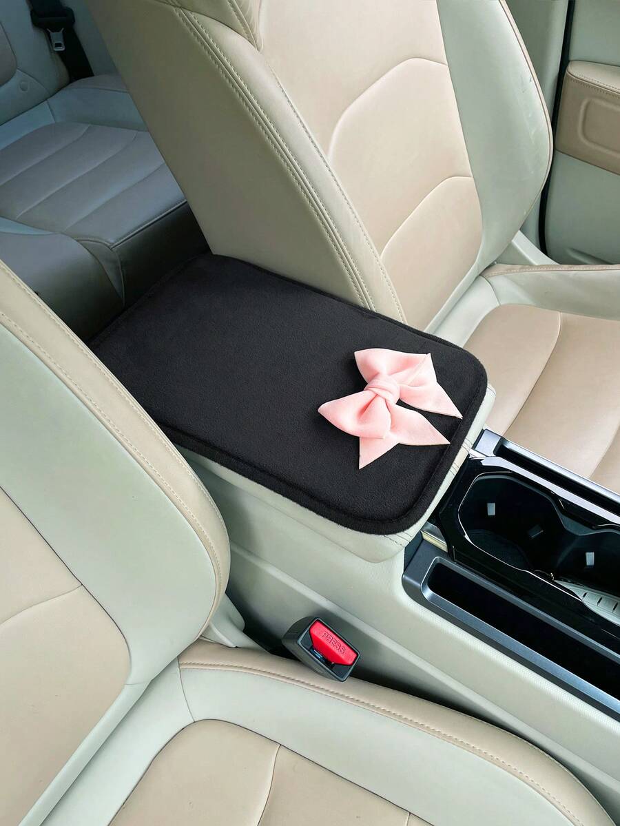 1pc Bow Decor Car Armrest Box  - Car Accessories For Women ulasan dan harga