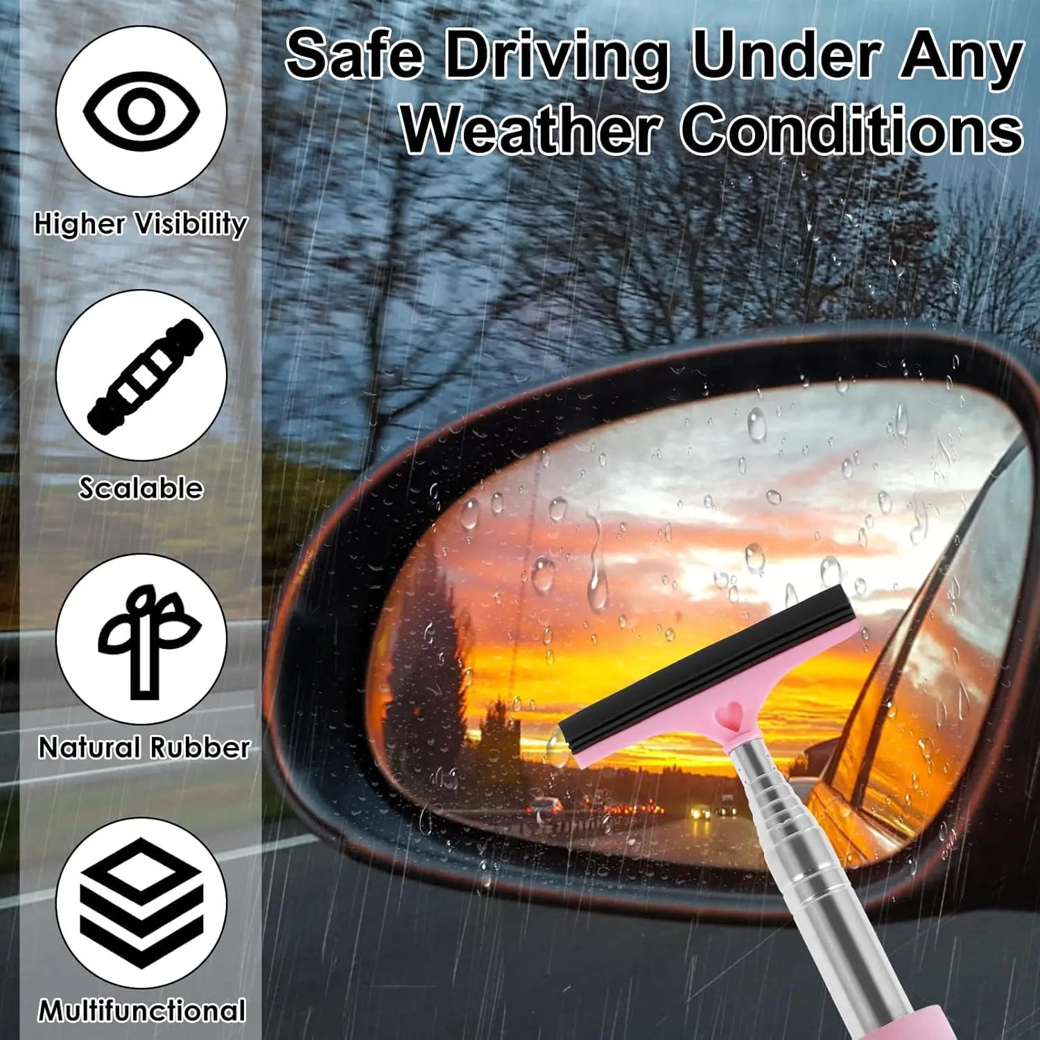 Rearview Mirror Windscreen Wip - Car Accessories Gifts ulasan dan harga