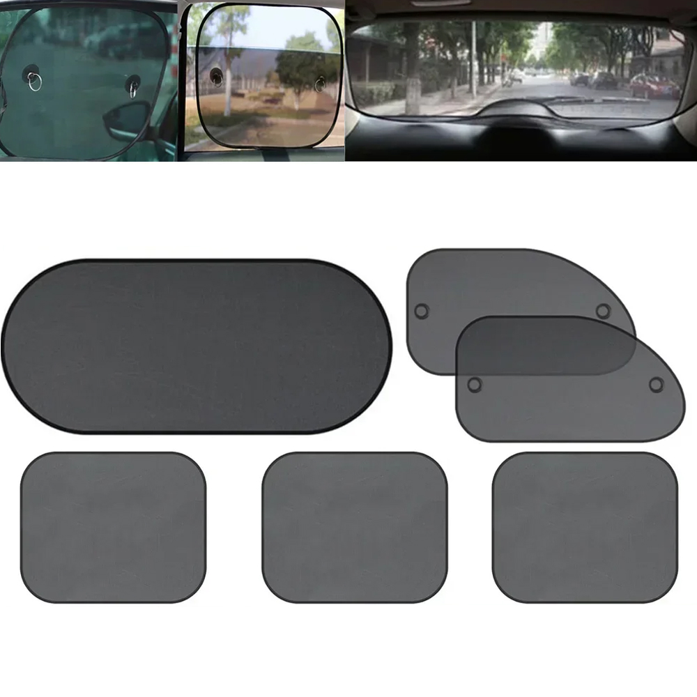 1Set Black Window Curtain Side - Car Accessories Rear ulasan dan harga