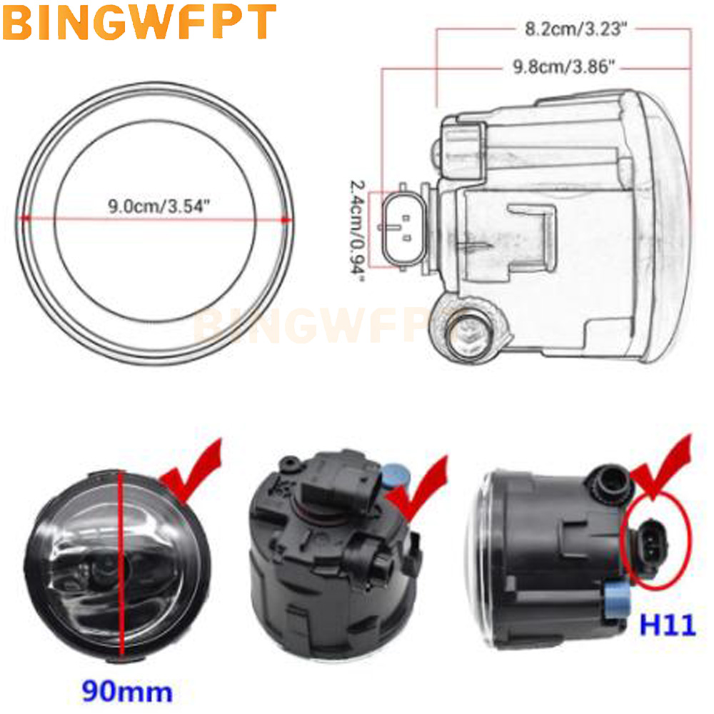2PCS /LOT NEW Fog Lights For N - Car Accessories Xcent ulasan dan harga