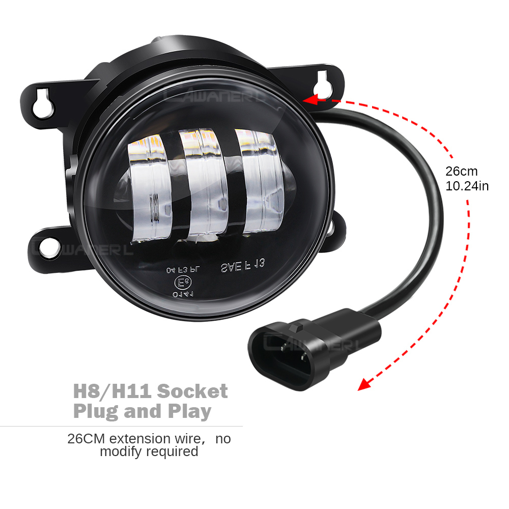 2 X LED Fog Light Assembly 30W - Car Accessories Xcent ulasan dan harga