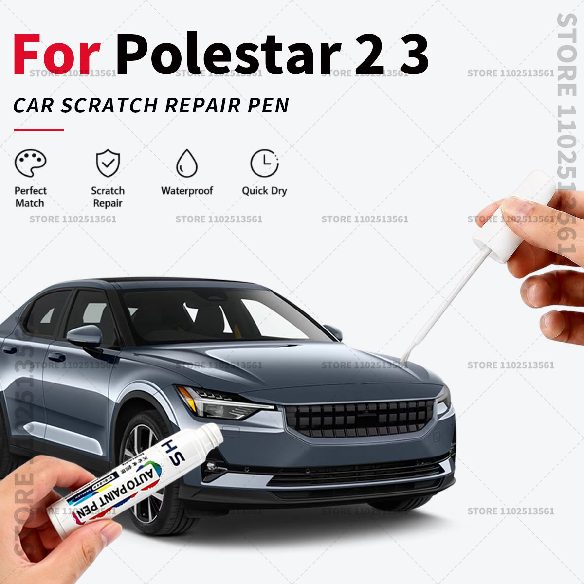 Car Touch Up Paint Pen Quick R - Car Scratch Remover Pen ulasan dan harga