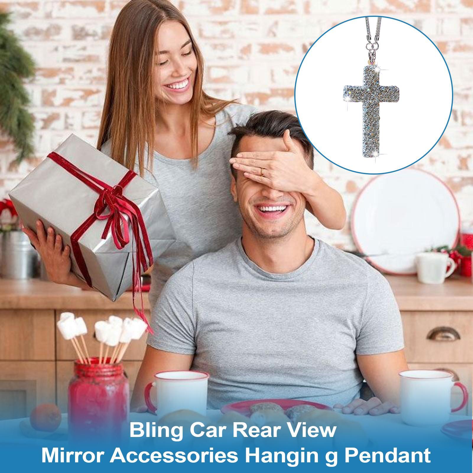 Mirror Decor For Car Bling Car - Car Accessories For Women ulasan dan harga