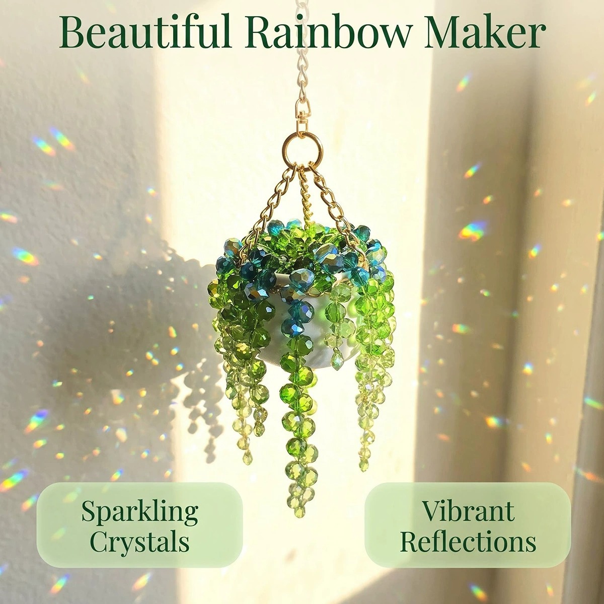 Handmade Crystal Bead Trailing - Car Accessories Mirror Hanging ulasan dan harga