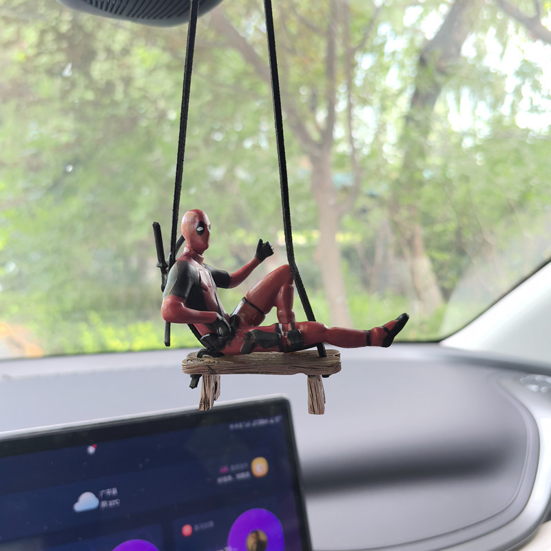 Marvel Deadpool Car Rearview M - Car Accessories Mirror Hanging ulasan dan harga