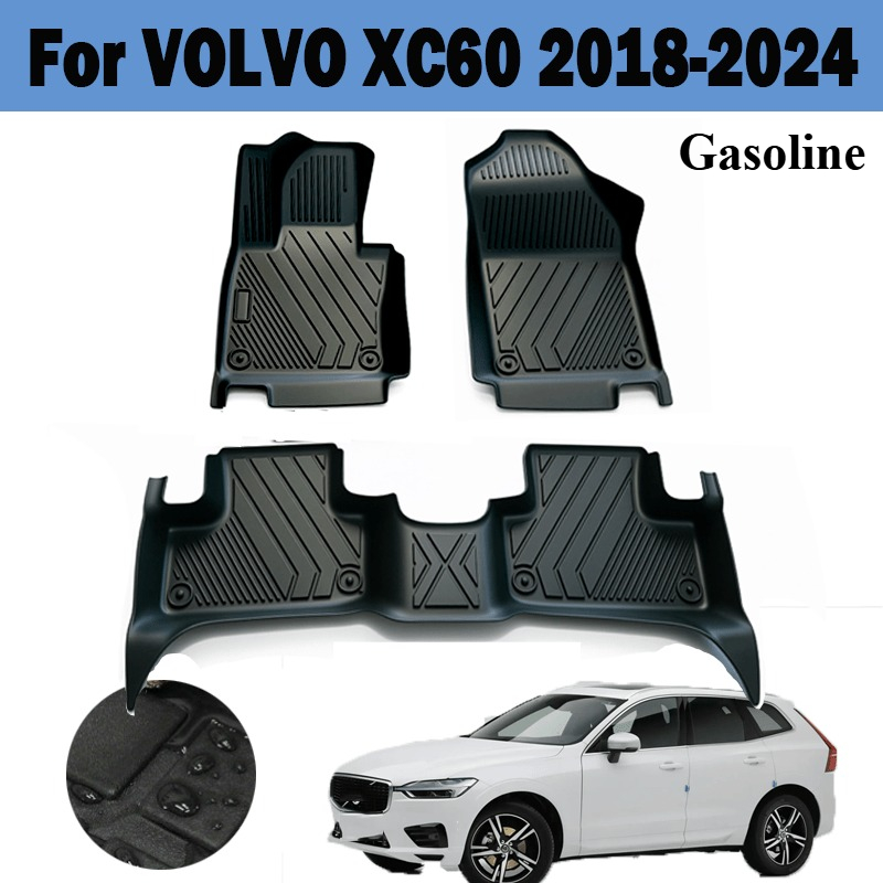 For VOLVO XC60 Gasoline 2018-2 - Car Floor Mat Rubber ulasan dan harga