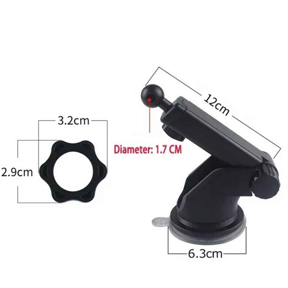 17mm Ball Desk Holder Base Car - Car Accessories Gifts ulasan dan harga