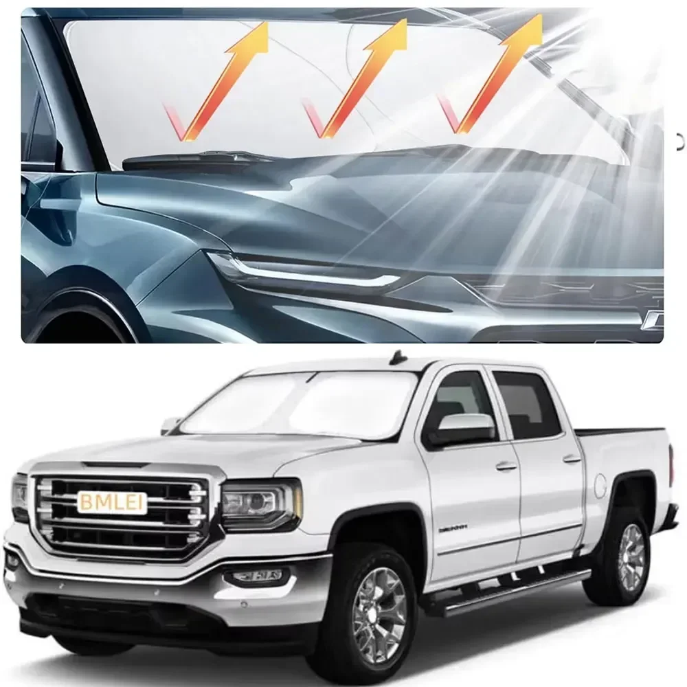 Car Front Window Sunshade UV P - Car Accessories Gifts ulasan dan harga